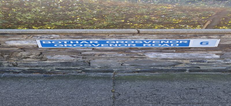 Grosvenor Road. Photograph: Karl McDonald