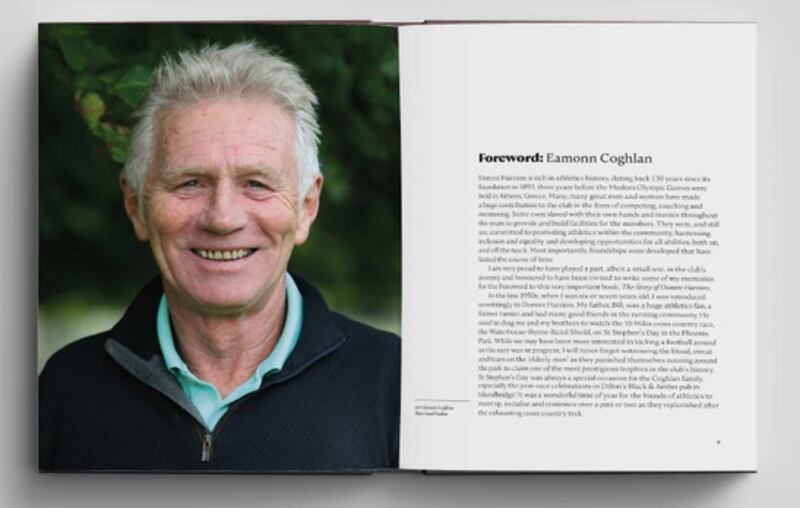 Eamonn Coghlan has written the foreword to the Donore Harriers book