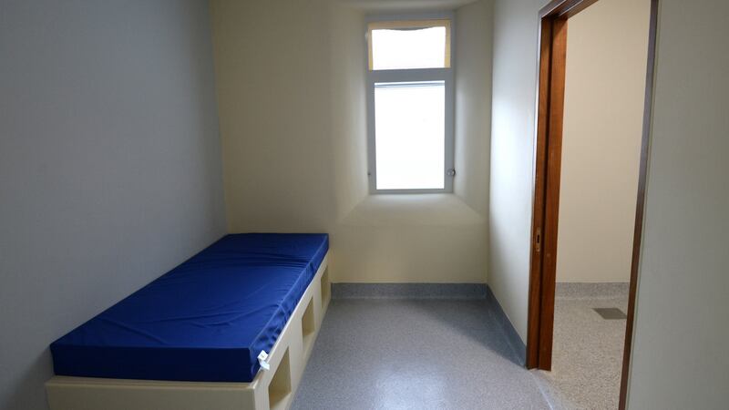 A room in the residential unit at Oberstown Children Detention Campus in Co Dublin. Photograph: Dara Mac Dónaill/The Irish Times