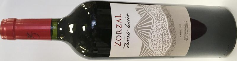 Zorzal Terroir Unico Malbec 2018, Uco Valley, Argentina, 13.5%, €18.50