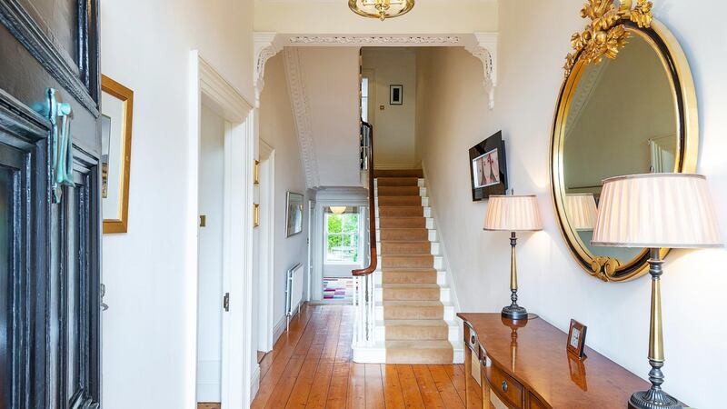 The hallway.