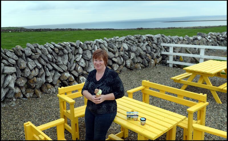 Brid Fahy of Linnalla Ice Cream. Photograph: Brenda Fitzsimons