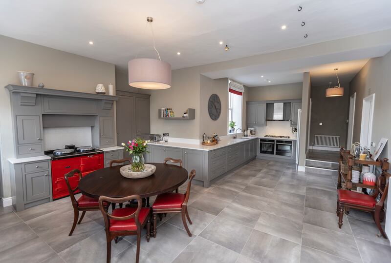 Kitchen with additional dining space