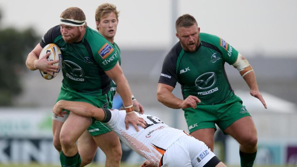 Brett Wilkinson in action for Connacht against the Ospreys. Photograph: Dan Sheridan/Inpho