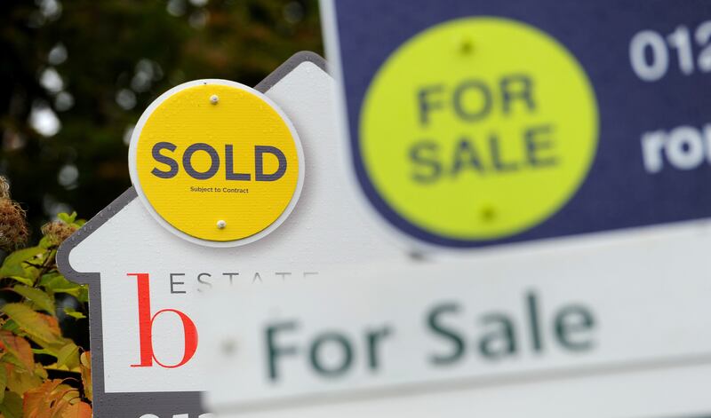 House price rises have started to ease, largely as a result of far higher interest rates. Photograph: Andrew Matthews/PA Wire 