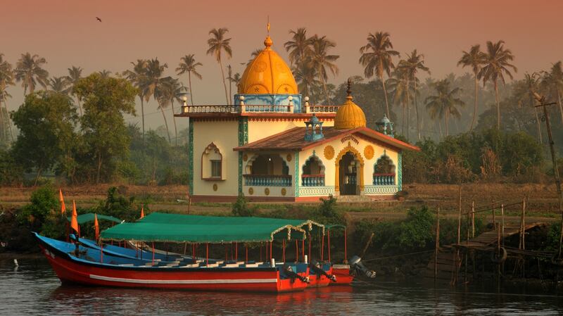 A Hindu Temple in Goa – return flights are €500 from Dublin
