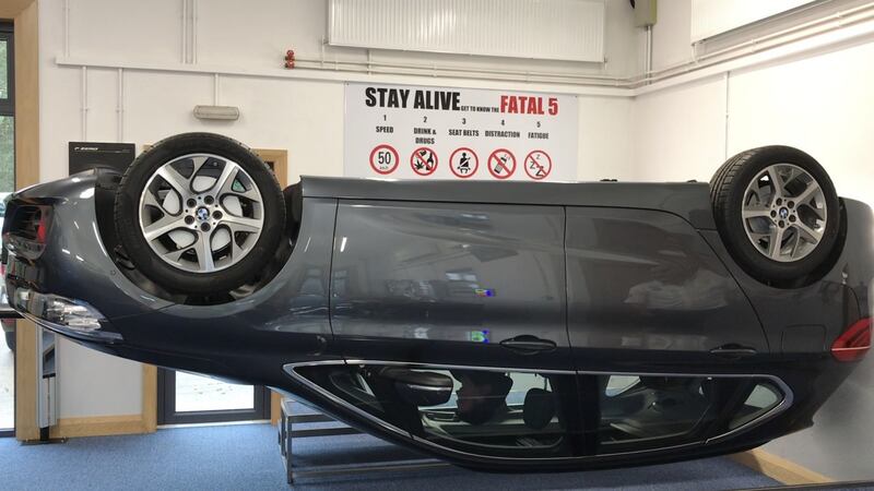 A new course at Rally School Ireland teaches drivers techniques to escape their car if they ever end up on their roof.