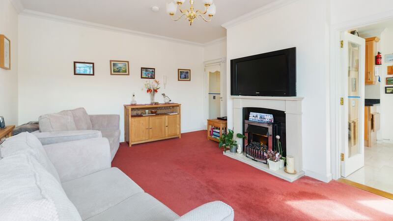 4 Kilmore, Bailey View: the living space with a Lamartine electric fireplace
