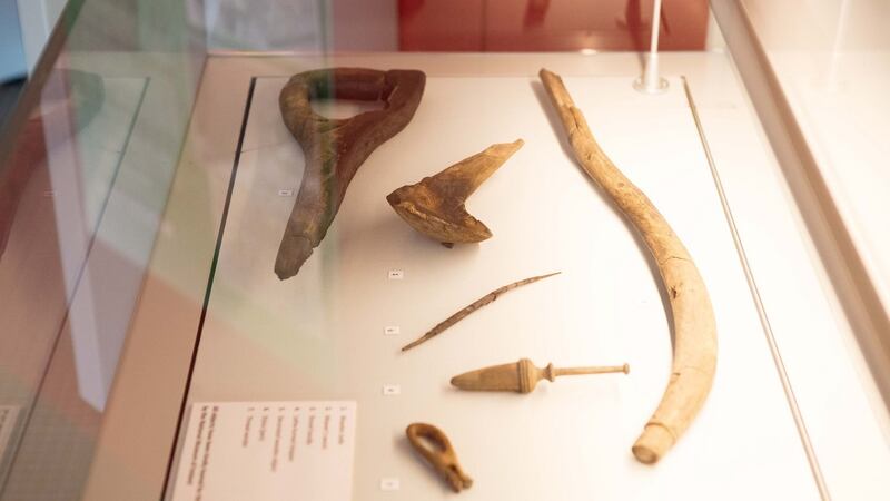 Viking era artefacts on display  at Cork Public Museum.  Photograph:  Michael O’Sullivan/OSM Photo