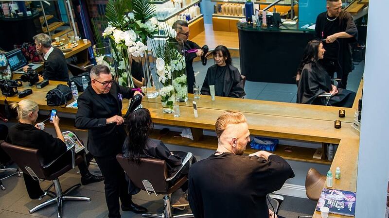 Busy times at Moyo Hair and Beauty in Dublin 2.