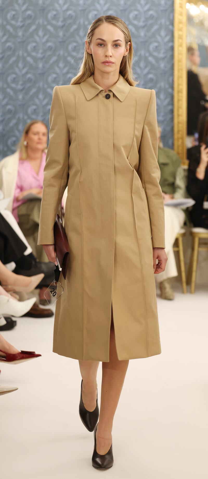 Trench coat, €2,800, Alexander McQueen