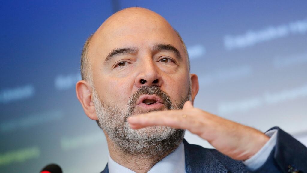 European commissioner in charge of economic and financial affairs, Pierre Moscovici: “Today’s agreement means an end to obscure tax agreements between companies and authorities which can facilitate tax abuse.” Photograph: Julien Warnand
