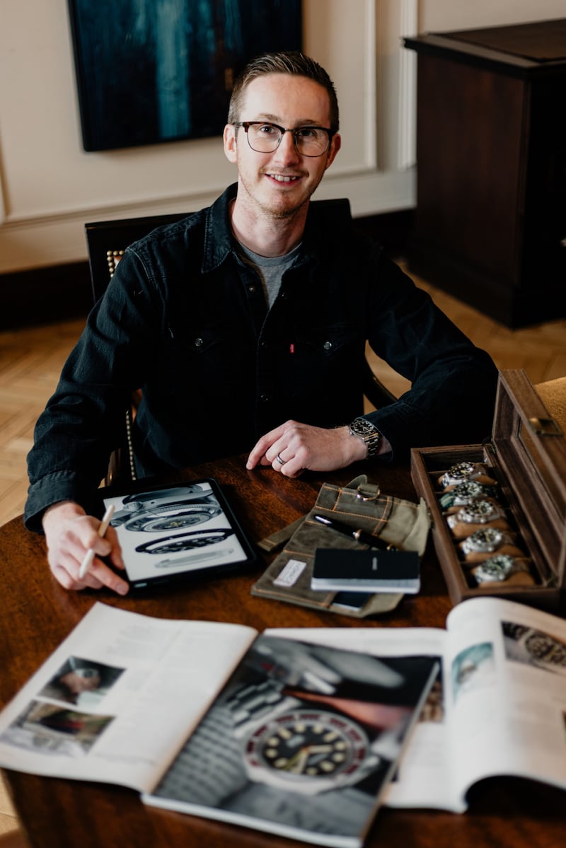 Nomadic Watches Belfast Peter McAuley: "I definitely see our next step as something a bit more public-facing, evolving into a full, traditional shopfront, as well as moving into retail spaces around the world."
