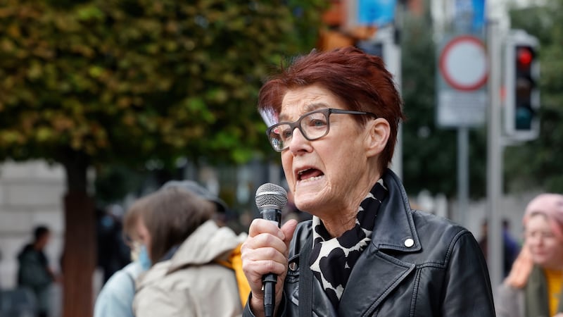 Ailbhe Smyth: ‘We understand your struggle. We know your fight. We are here to do whatever we can.’  Photograph: Alan Betson