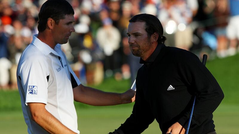 Garcia was beaten again by Harrington in the 2008 PGA Championship at Oakland Hills. Photo: Stuart Franklin/Getty Images