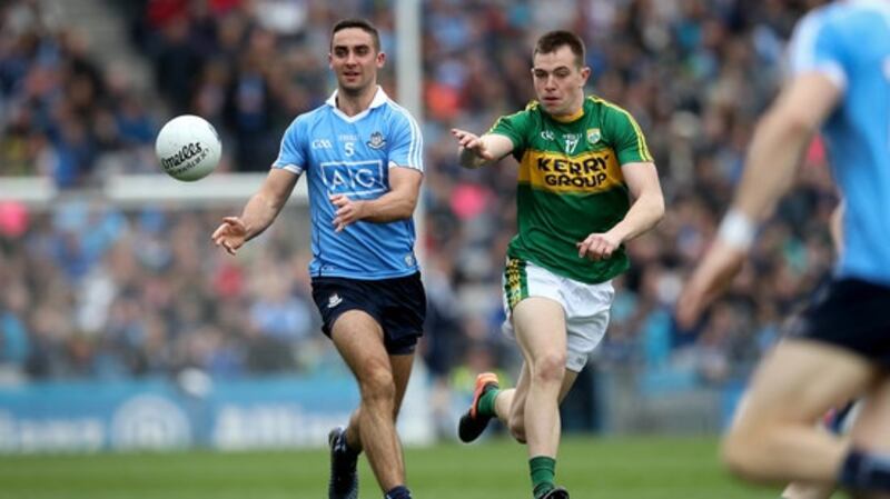 Jack Barry is among the Kerry young guns who inspired the Kingdom to league final  victory. Photograph: Ryan Byrne/Inpho