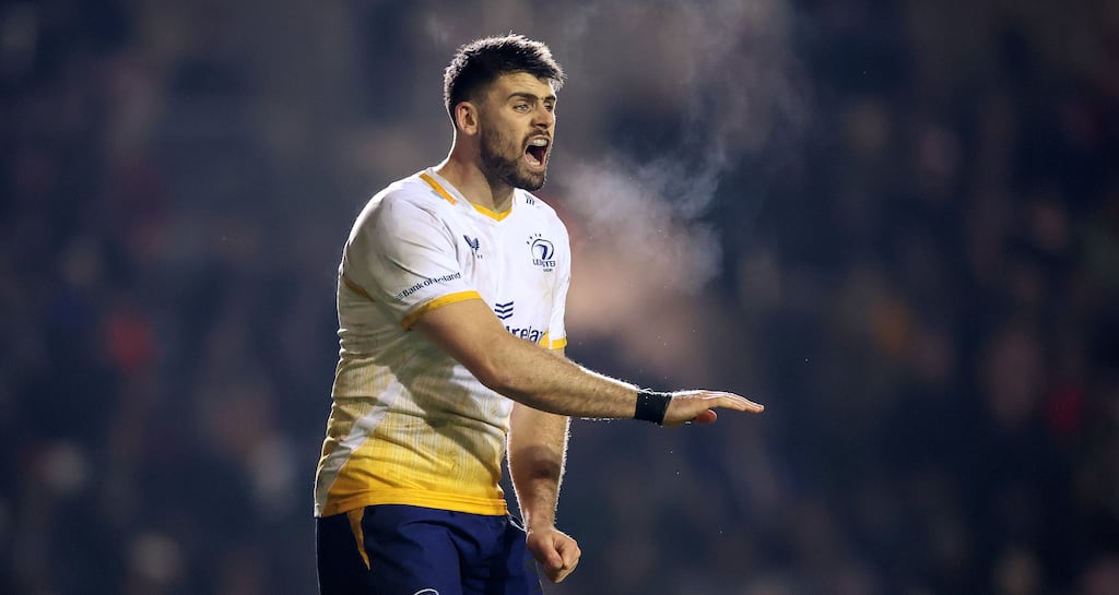 Leinster’s Harry Byrne is worth talking about. He’s always been a talented player but hasn’t had the opportunities. Photograph: James Crombie/Inpho