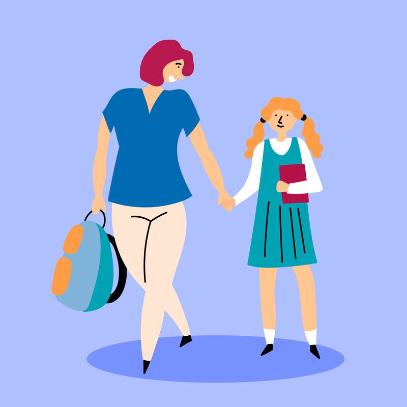 Returning to school is expensive but there are plenty of ways to cut the cost. Image: Anna Drozdova/Editable Vector