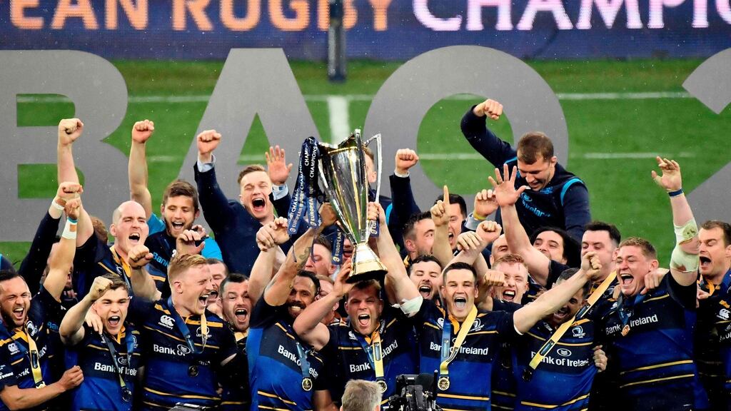 Leinster winning the Champions Cup would be brilliant for Irish rugby. But rather than close the gap by diluting Leinster in any way, the IRFU needs to strengthen the other three provinces. Photograph: Christophe Simon/AFP/Getty Images