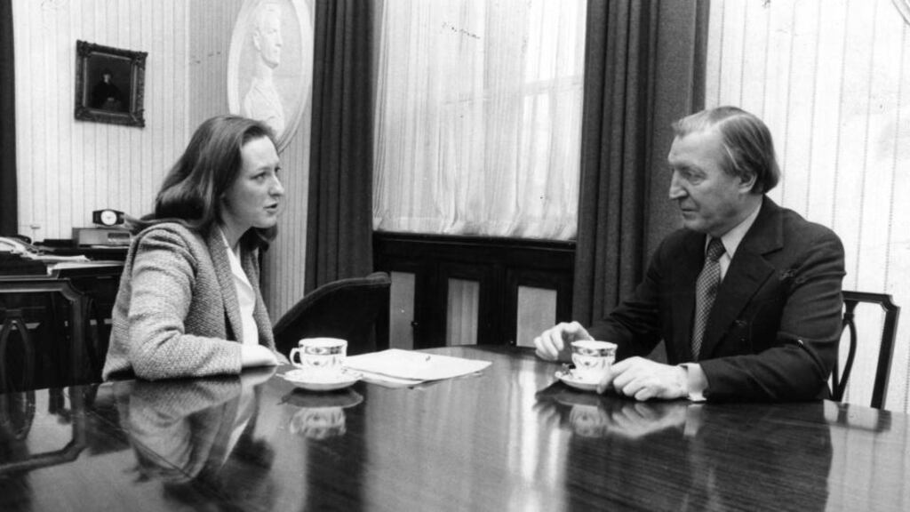 The late Charles Haughey, who told Geraldine Kennedy in 1980 he was “hopeful” of seeing a united Ireland in his lifetime. There seems little general enthusiasm now for Sinn Féin’s idea of a Border poll. Photograph: Peter Thursfield