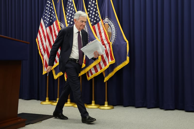 Jerome Powell, the current chair of the Federal Reserve. Photograph: Kevin Dietsch/Getty