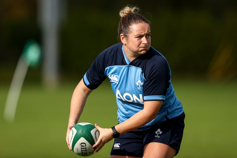 Ireland's Nicole Fowley at the IRFU High Performance Centre. Photograph: INPHO/ Ben Brady
