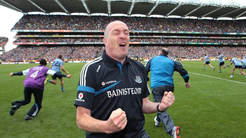 Pat Gilroy came in as manager for 2009 and changed the preception that city teams lacked substance. Photograph: Morgan Treacy/Inpho
