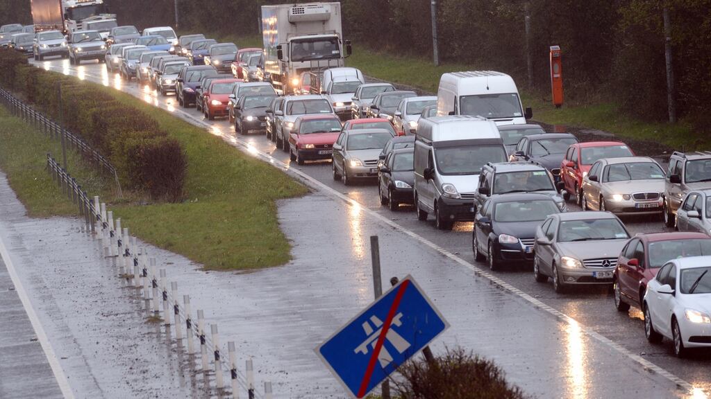 Transport emits 15 million tonnes of carbon dioxide equivalent a year so it must reduce this by 50 per cent between now and 2030. Photograph: Cyril Byrne