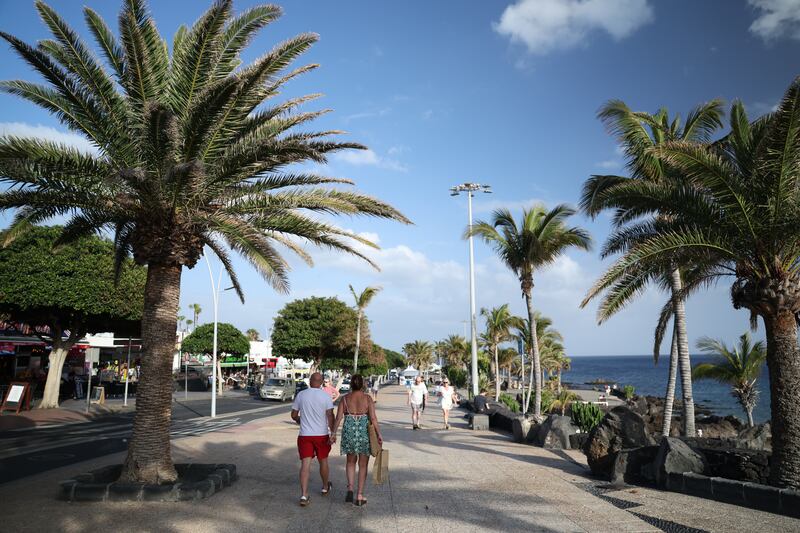 Puerto Del Carmen in Lanzarote, where Gerry Hutch has been living for 12 years. Photograph: Enda O'Dowd