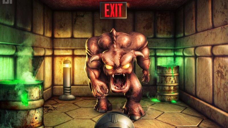 A scene from Doom: the game is notorious for graphic violence, but it is also loved by millions for its gripping gameplay