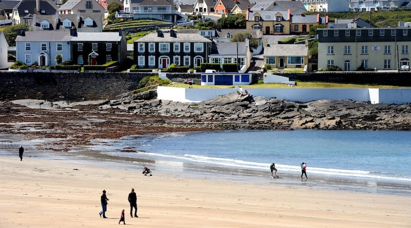 The seafront at Kilkee in Co Clare. The town's GAA club has won the county senior football championship eight times but now has just one senior team.