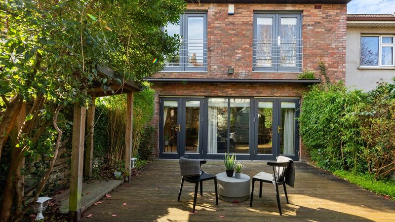 East-facing patio garden