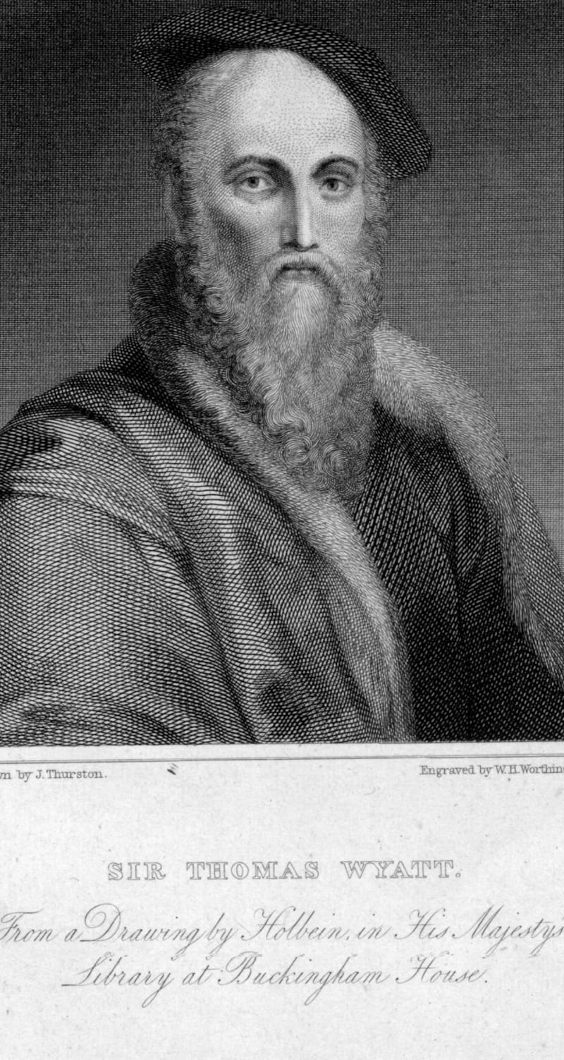 Circa 1535, Sir Thomas Wyatt, The Elder (1503-1542) the English courtier and poet. Photograph:  Hulton Archive/Getty Images