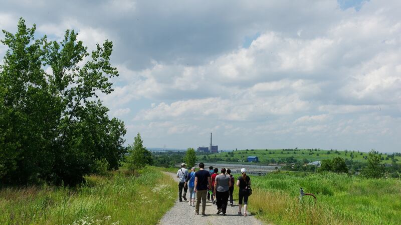 Freshkills Park, Staten Island is New York’s most ambitious park project in more than a century, three times the size of Central Park. Photograph: Getty Images