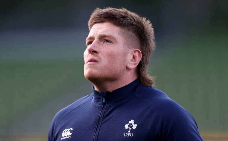 Ireland lock Joe McCarthy. Photograph: Dan Sheridan/Inpho