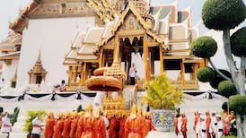 Thai king's remains laid to rest at end of five-day ceremony