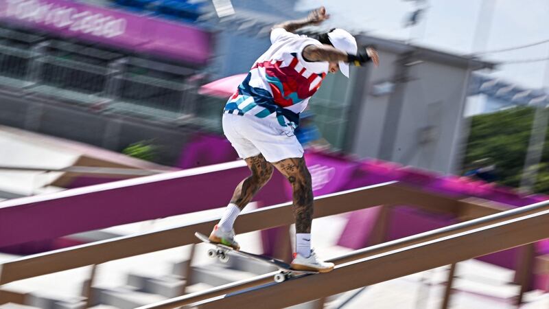 Nyjah Huston is one of the sport’s biggest stars. Photo: Jeff Pachoud/AFP via Getty Images