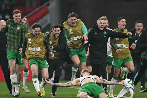 Hungary v Ireland: Troy Parrott completes hat-trick at the death to keep World Cup dream alive