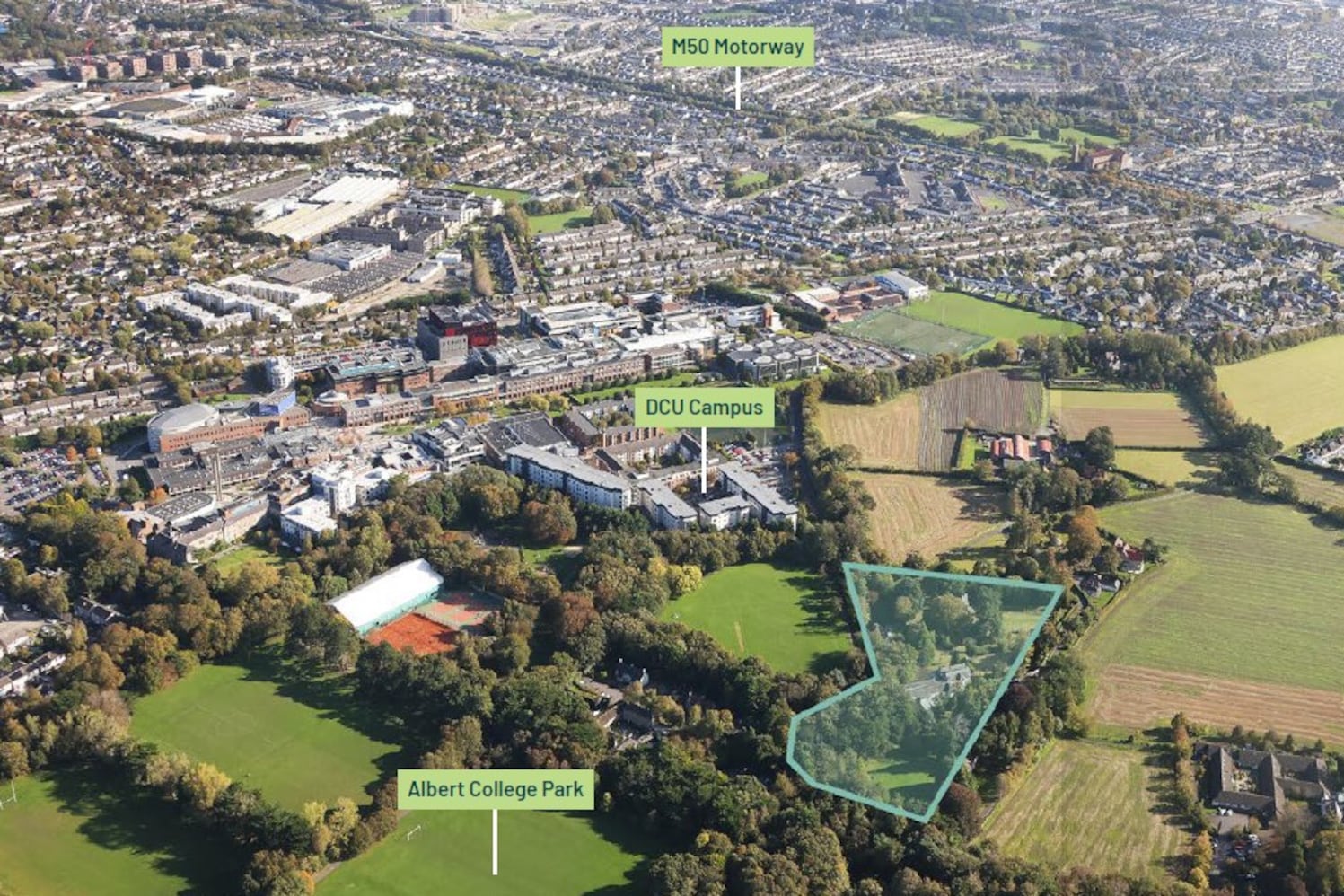 Lands near DCU with scope for 450 student-bed spaces expected to secure over €12m