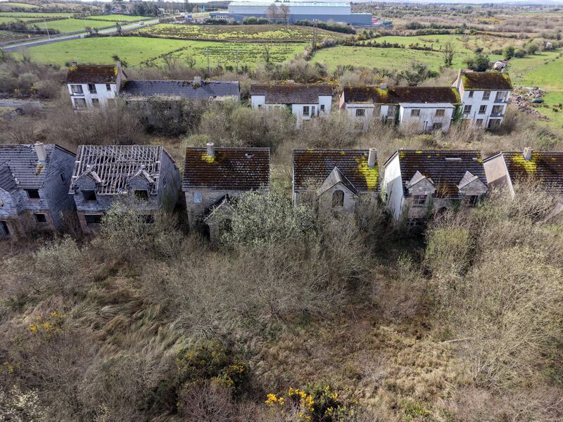 The Waterways, now a ghost estate, outside of Castlebar, Co Mayo. Photograph: Chris Maddaloni 