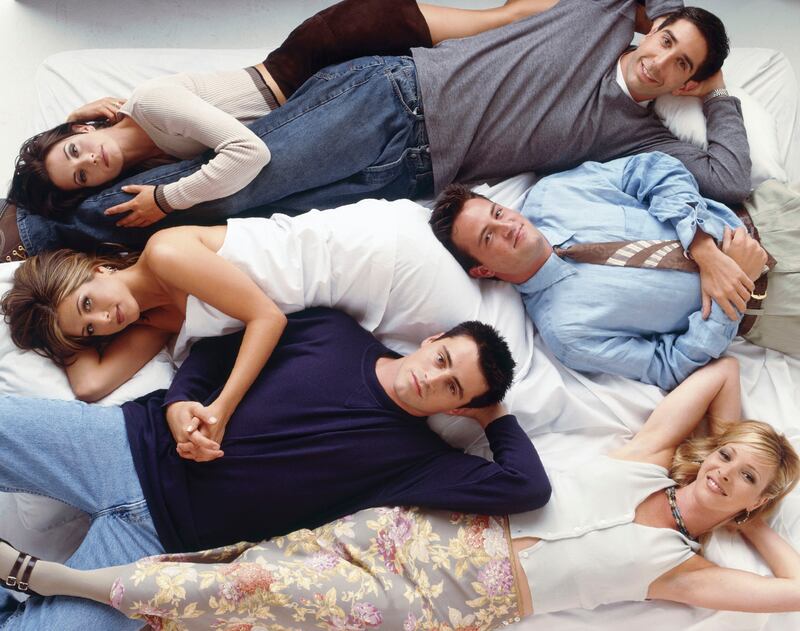 The six stars of Friends, arguably the biggest TV show in the world. Photograph: NBCU Photo Bank/NBCUniversal via Getty Images