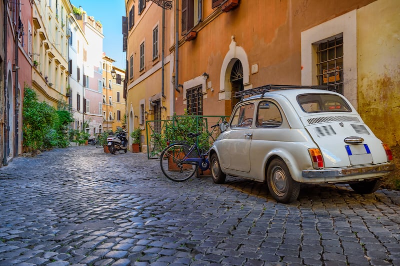 Trastevere is a great area to wander cobbled streets and enjoy the buzzy bar and restaurant scene.
