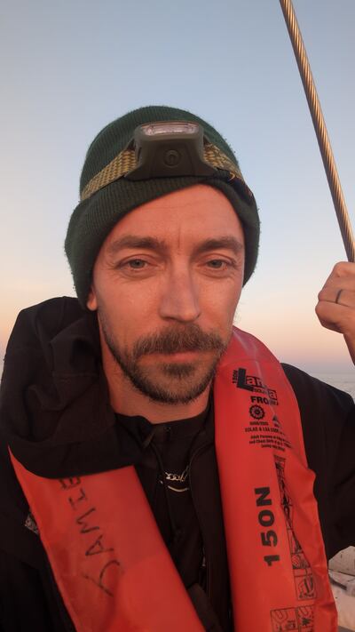Jamie Goldrick said he could see flotilla boats were being boarded on the CCTV