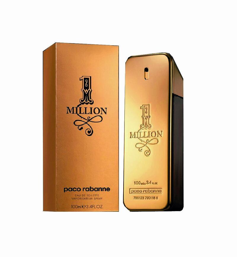 Paco Rabanne 1 Million, €100ml, €68, The Perfume Shop.