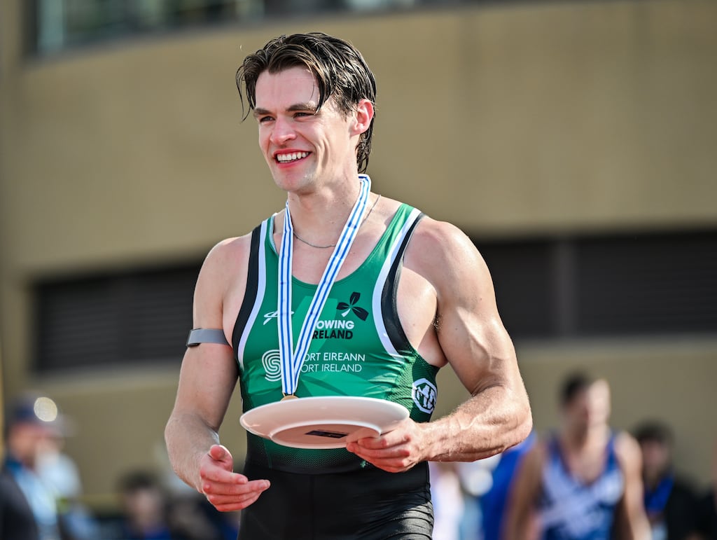 Ireland's Fintan McCarthy will compete for the first time in the heavyweight single at this weekend’s opening World Cup regatta of the season in Seville. Photograph: Benedict Tufnell/Sportsfile