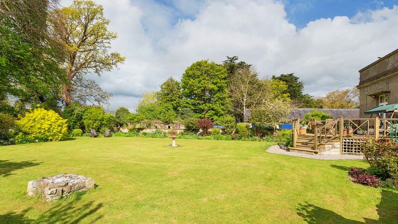The rear garden