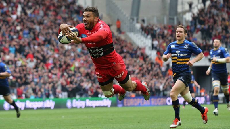 Toulon’s Bryan Habana scores a crucial try in the 2015  Champions Cup semi-final. Photograph: Inpho