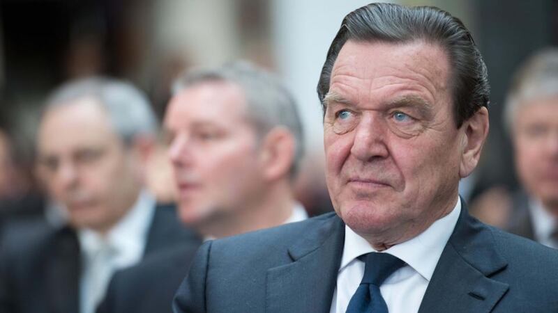 Former German chancellor Gerhard Schröder. Photograph: Getty 