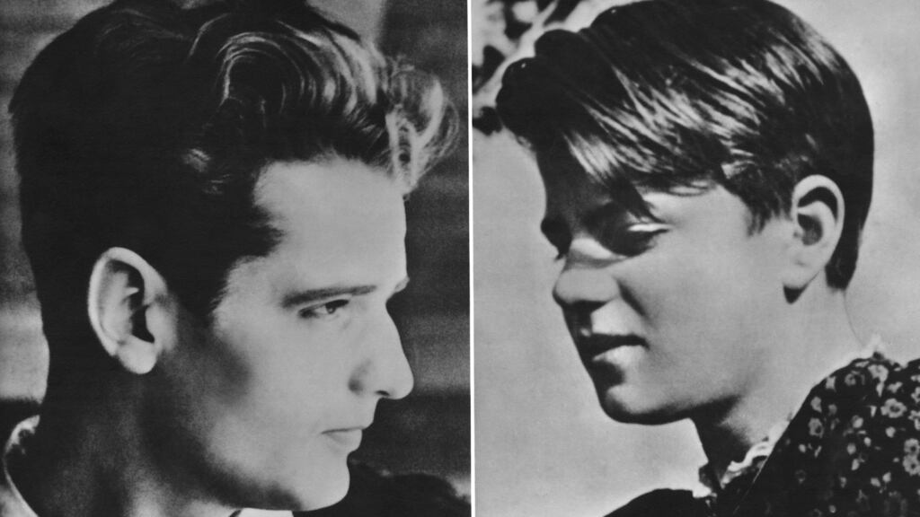 Hans Scholl and his sister Sophie circa 1940. Both were members of the non-violent White Rose resistance group against the Nazis. After their arrest for distributing anti-war leaflets at the University of Munich, they were convicted of high treason and executed by guillotine. Photograph: Authenticated News/Archive Photos/Getty Images