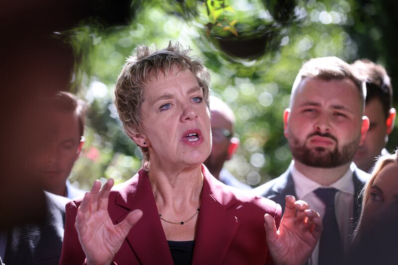 Labour Party leader Ivana Bacik Photo: Bryan O’Brien / The Irish Times 